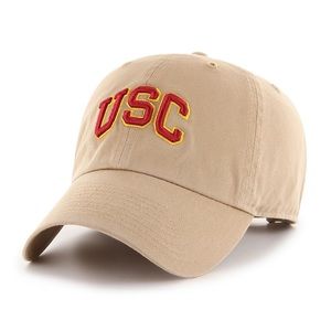 USC (University of Southern California) tan Velcro ball cap/hat 🏈